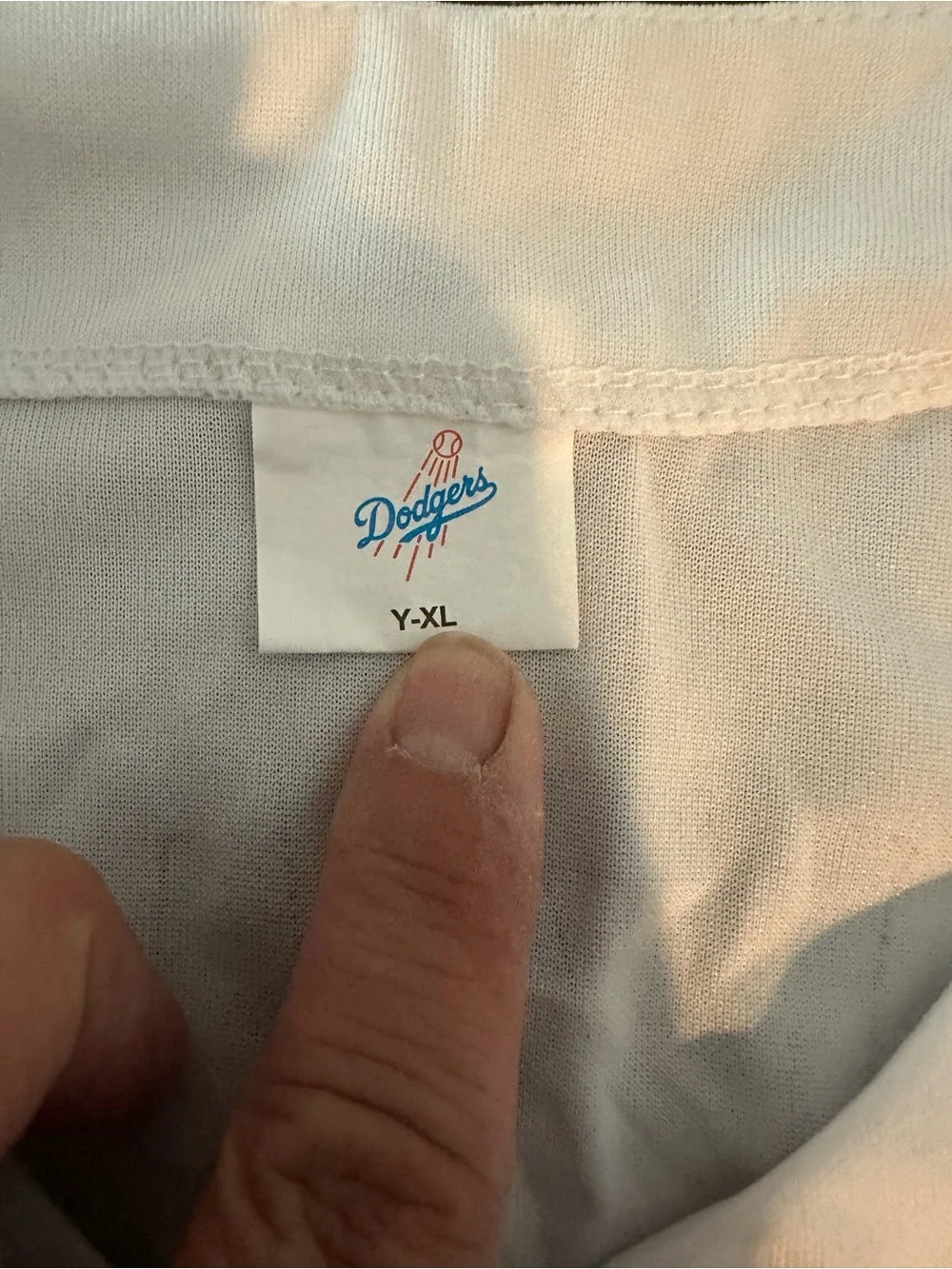 LA Dodgers Adrian Gonzalez #23 SGA Jersey Youth XL White Kellogg's Frosted Flake